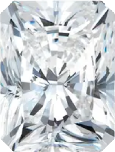 Radiant cut diamond