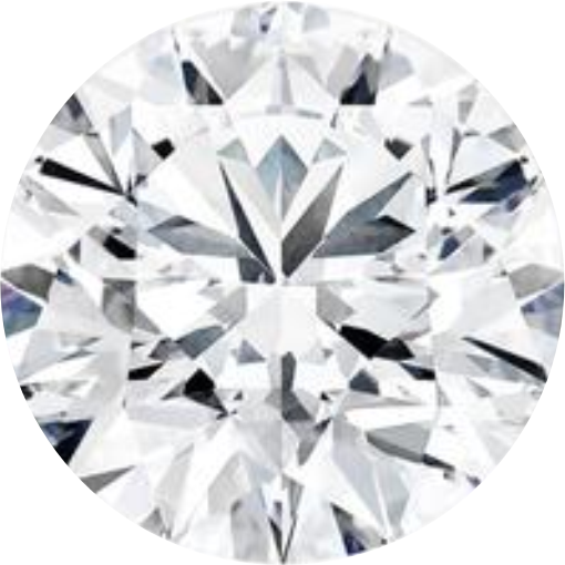 Round cut diamond